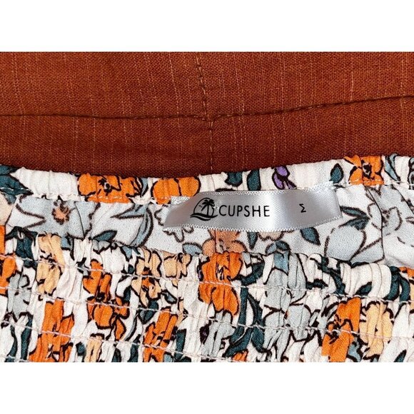 Cupshe Elodie Ditsy Square Neck A-shape Mini Dress Size MEdium - Picture 7 of 10